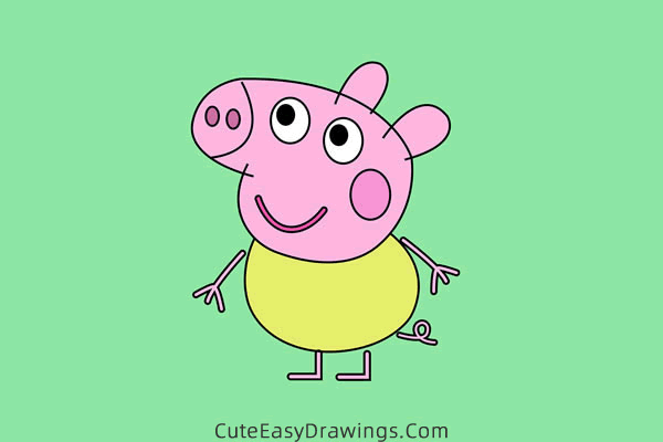 how to draw baby alexander from peppa pig - www.cuteeasydrawings.com