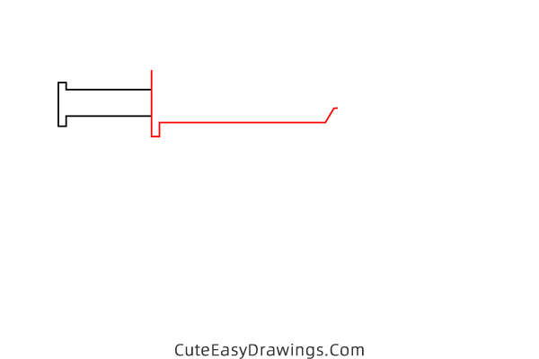 how to draw a syringe and a vaccine - www.cuteeasydrawings.com