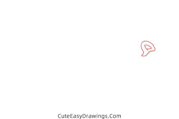 how to draw a red panda - www.cuteeasydrawings.com