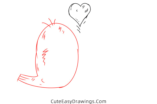 how to draw birds in love - www.cuteeasydrawings.com