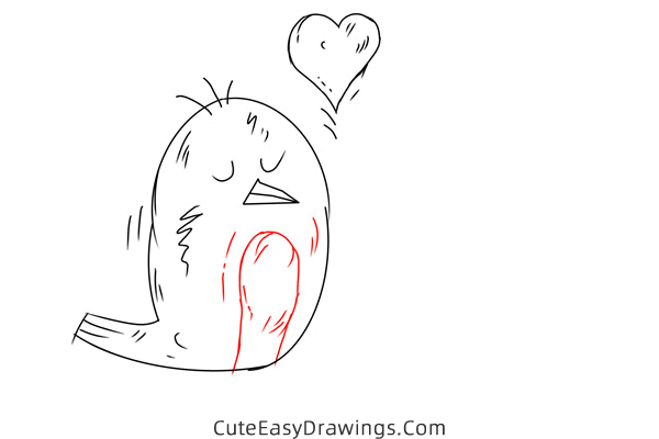 how to draw birds in love - www.cuteeasydrawings.com