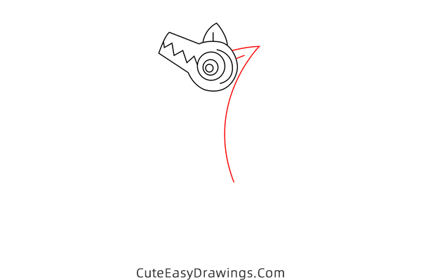 how to draw a cute wolf - www.cuteeasydrawings.com