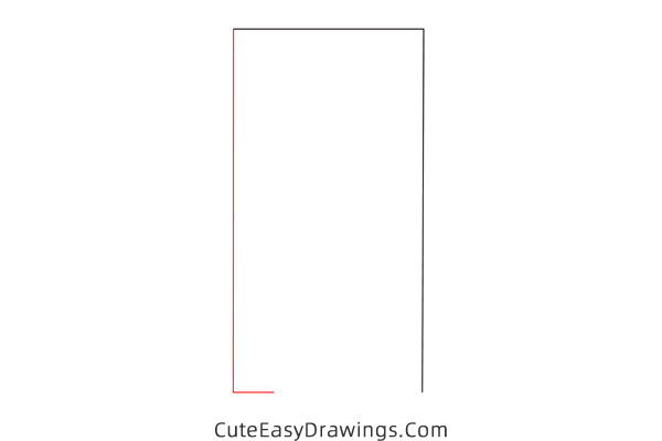 how to draw a door - www.cuteeasydrawings.com