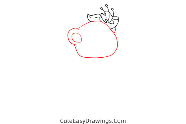 how to draw a cute lemur - www.cuteeasydrawings.com