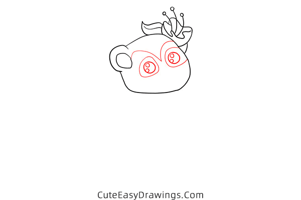 how to draw a cute lemur - www.cuteeasydrawings.com