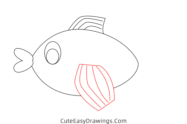 how to draw a cute fish - www.cuteeasydrawings.com