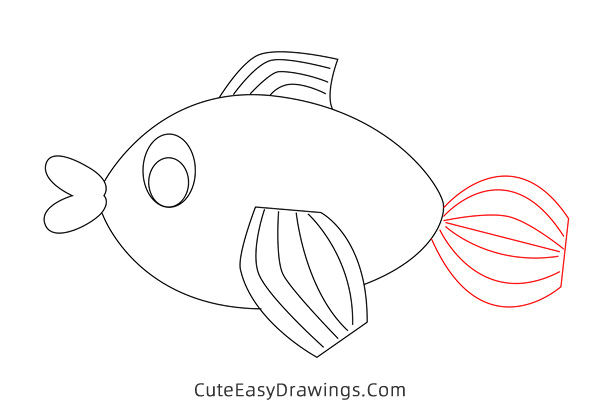 how to draw a cute fish - www.cuteeasydrawings.com