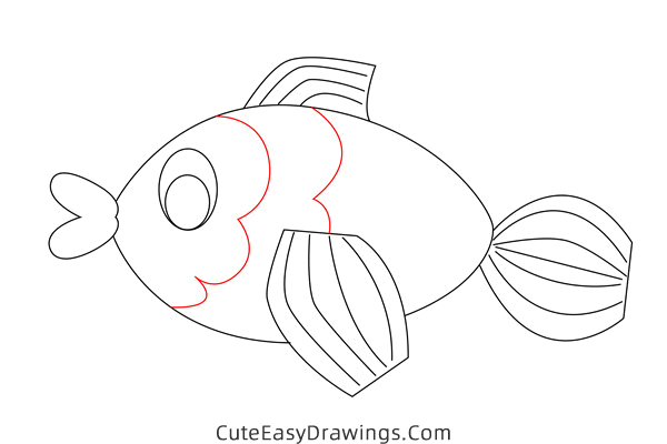 how to draw a cute fish - www.cuteeasydrawings.com