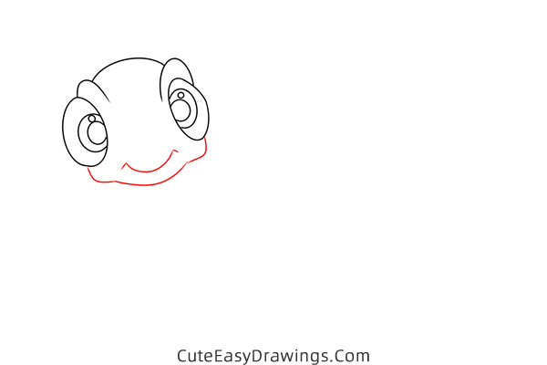 how to draw squirt from finding nemo - www.cuteeasydrawings.com