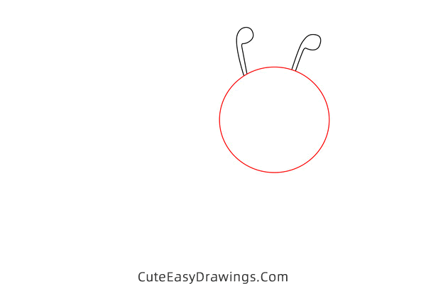 how to draw a caterpillar - www.cuteeasydrawings.com