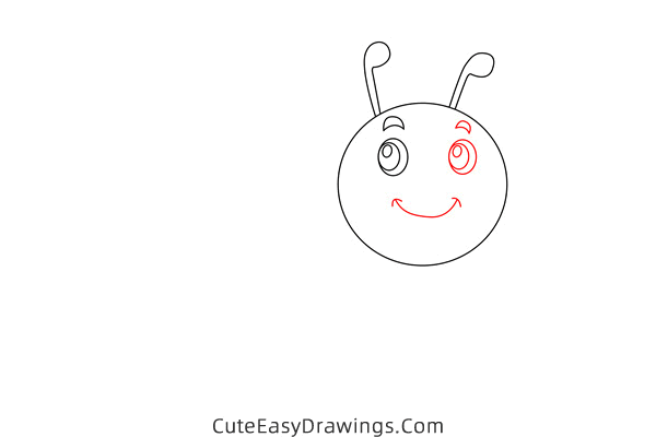 how to draw a caterpillar - www.cuteeasydrawings.com