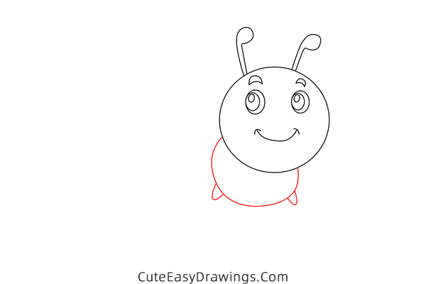 how to draw a caterpillar - www.cuteeasydrawings.com