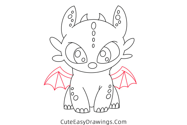 how to draw toothless from how to train your dragon - www.cuteeasydrawings.com