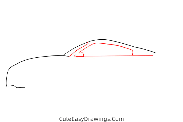 how to draw a sports car - www.cuteeasydrawings.com