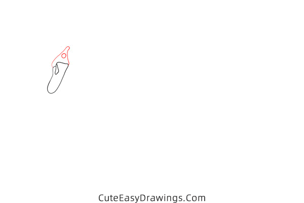 how to draw a swan - www.cuteeasydrawings.com