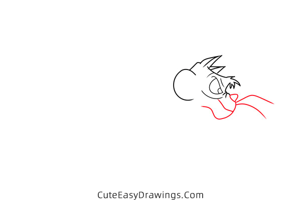 how to draw jaune tom from gay purr ee - www.cuteeasydrawings.com