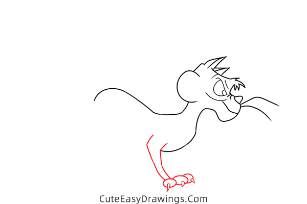 how to draw jaune tom from gay purr ee - www.cuteeasydrawings.com