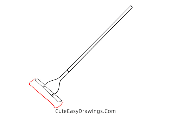 how to draw a mop - www.cuteeasydrawings.com