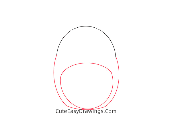 how to draw totoro from my neighbor totoro - www.cuteeasydrawings.com