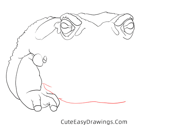 how to draw a sonoran desert toad - www.cuteeasydrawings.com