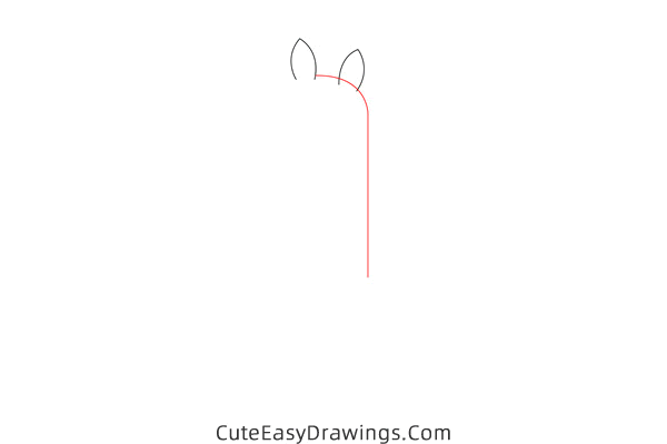 how to draw gerald giraffe from peppa pig - www.cuteeasydrawings.com